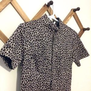 Women's Leopard Print Jumpsuit